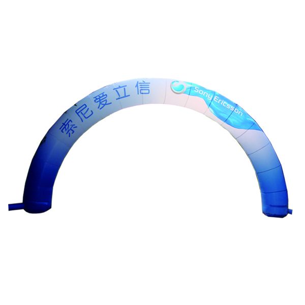 Oxford Cloth Giant Entrance Inflatable Arch Advertising Events With Led Light