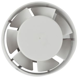 Plastic Blade 4 Inch Wall Mounted Bathroom Air Extractor with Inline Round Duct