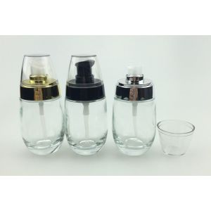 Liquid Emulsion White 30ml Glass Empty Essence Bottle