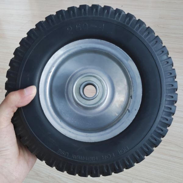 8 Inch 2.50-4 Custom Rim Color Pneumatic Rubber Tire Wheel For Trolley Wheel Barrow