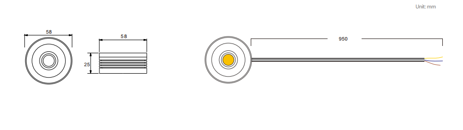 Dimmable LED Mini Cabinet Lights Silver White Black Color Aluminum 5W Waterproof For Room Furniture