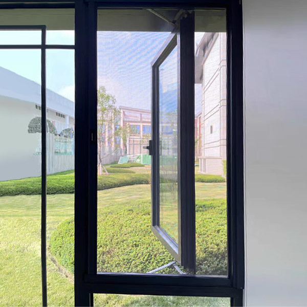 Buy Single Hung DIY Screen Aluminum Clad Casement Windows Black at wholesale prices
