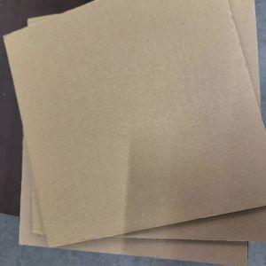 Quality 1ply Test Liner 1ply Fluting 2ply &quot;E &quot; Wave Flute Corrugated Paper Sheet 21.59cmx21.59cm for sale