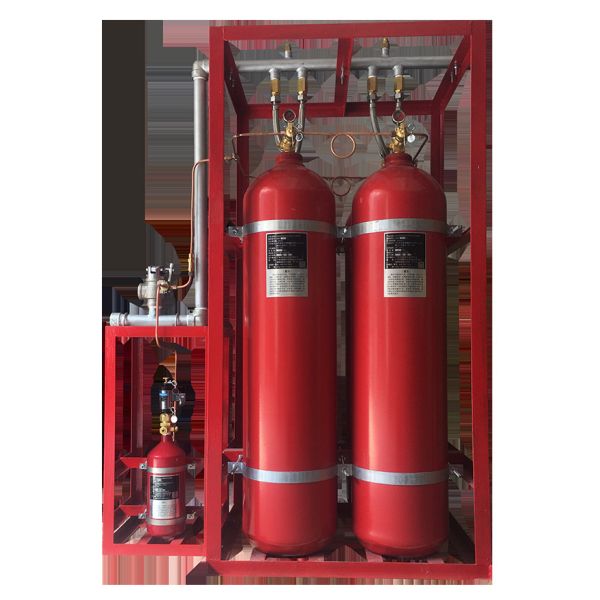 Buy 80L 90L IG100 Nitrogen Fire Suppression Device Pipe Network Type Red at wholesale prices