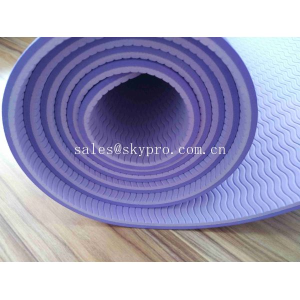 Environmental Protection Waterproof Yoga Mat Natural Rubber Material For