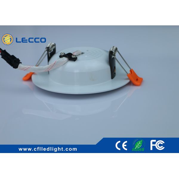 LED Recessed Downlight 18W SMD 5730 Disk Type 30 00H Life Time 100 LM / W SDCM < 3