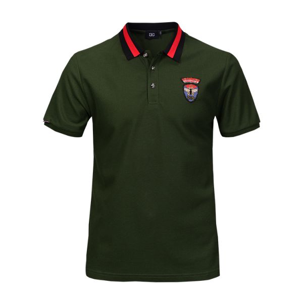 new design custom t shirt knitted embroidery polo shirt oem polo shirt
