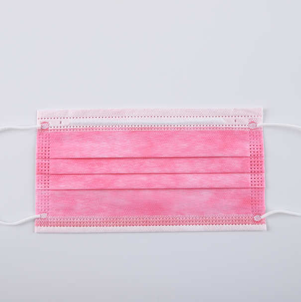 Medical disposable non woven pink dental surgical face mask