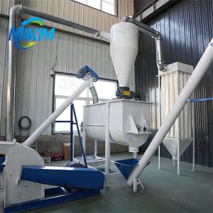 China High-quality feed pellet production line with fully automatic operation, easy to use, high intelligence and high profit. on sale
