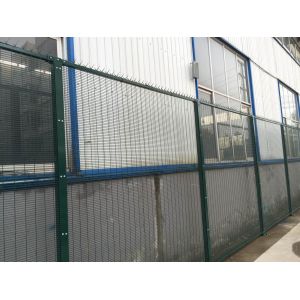 Galvanized Welded 358 Mesh Fencing Powder Coated Exterior