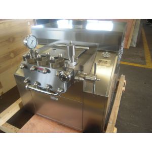 Stainless Steel High Pressure Homogeniser Polished Surface Dairy Homogenizer