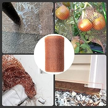 Effective Pest Control Copper Mesh Rodent Netting Knitted Copper Wire for Garden Protection