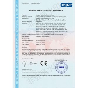 Yueqing Yueshun Electric Co., Ltd. Certifications