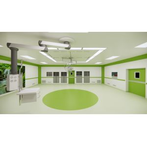 Glass Wall Operating Room ISO 7 Modular Operating Clean Room Customized Design