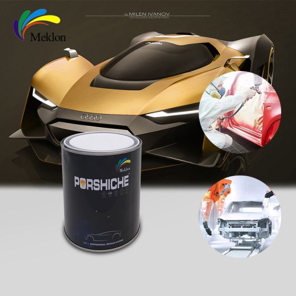 Buy SGS Dark Yellow Car Paint Top Coat Fade Resistant Weatherproof at wholesale prices