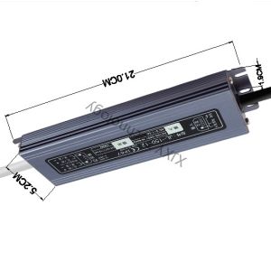 IP67 Waterproof LED Power Supply 12V 150W 12.5A Light Module Protective Tube