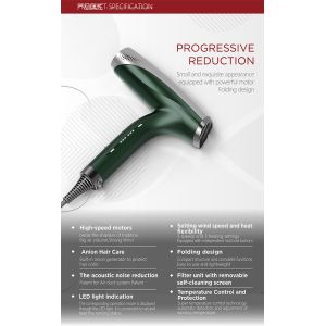 Home Appliances Electric Blow Dryer Collapsible With Concentrator Nozzle