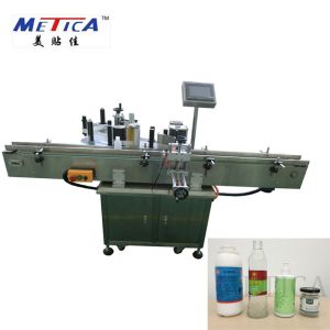 Vertical Type Bottle Labeling Machine Sticker Applicator Machine 2000BPH-6000BPH