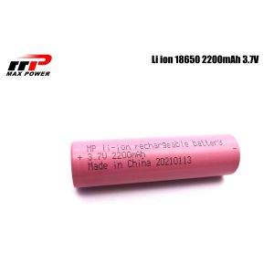 2200mAh 3.7V 18650 Lithium Ion Batteries With BIS IEC2133