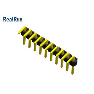 10P LCP PBT Male Pin Header Connector PA6T One Row PCB Connector