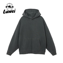 High Quality Sublimation Slim Fit Heavy Weight Fluffy Black Pure Cotton 420g