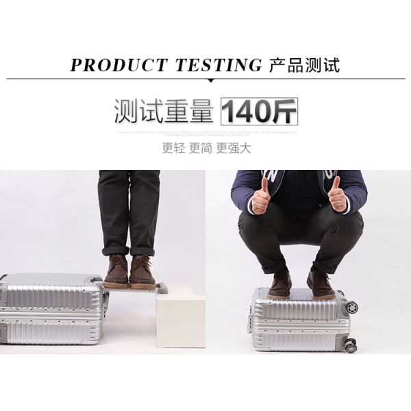 18 inch luggage, multifunctional small boarding luggage, business aluminum frame suitcase, men's and women's password 17 travel hard box