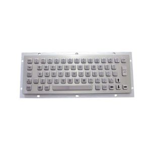IP65 Outdoor Industrial Metal Keyboard With 65 Keys F1 To F12 USB / PS2 Cable