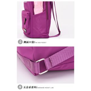 Polyester Sports Waterproof Drawstring Bag Customized Color 37 * 47CM