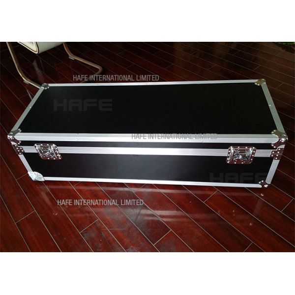 Exhibit Used Ata Flight Road Case Transportation Box Colorful Two Liftout Trays Attached