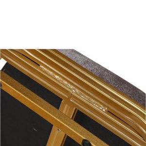 Steel Stacking Hotel Gold Banquet Chair With Backrest