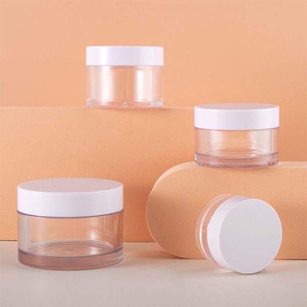 Sample Freely1-5pcs 4oz 8oz PETG Jar Perfect for Tooth Powder and Face Cream Packaging
