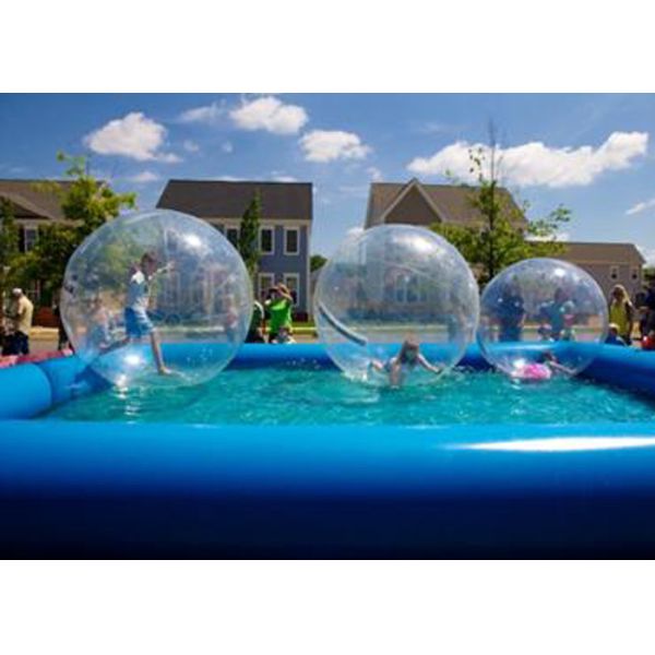Outdoor Swimming Pool For Kids , 0.9mm PVC Walking Ball For Inflatable Swimming