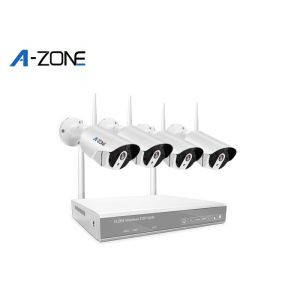 1.0MP 720P 4 Wireless CCTV Camera Kit , House Security Camera Kit