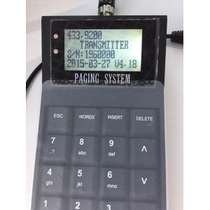 wireless FM modulation waterproof long range signal pocsag coaster pager for