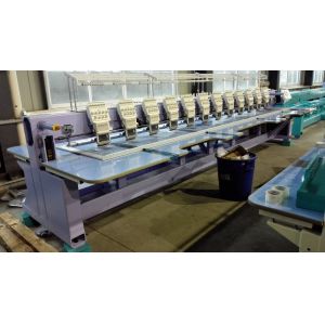 Flat Computerized Embroidery Machine Without Cutter / Trimmer GG612