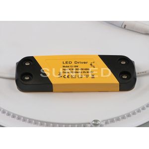 Ceiling Recessed Round Flat Panel LED Lights Ultra Thin 18 Watt With Isolate