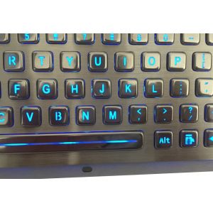 Illuminated USB Medical Grade Keyboard , Industrial Touch Screen Keyboard