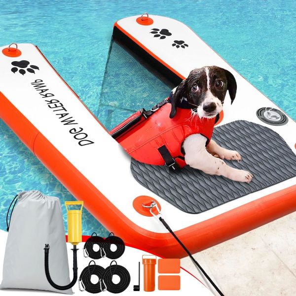 Buy Safe & Easy Climb Customized Color Inflatable Pup Plank Dog Ramp Ladder Fun And Entertaining For Your Dog at wholesale prices