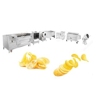 Small Scale Chips making Machine , Potato Chips Manufacturing Plant Fully