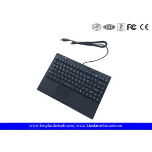 Quality Rubber Computer Industrial Desktop Keyboard With 12 Function Keys And Touchpad for sale