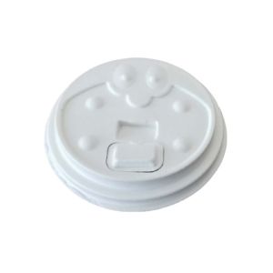 Quality 8 9cm Disposable Leakproof Bagasse Coffee Cup Lids for sale