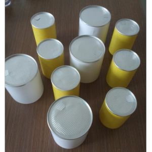 Round Nutrition Foods Airproof Paper Composite tube Cans , Paper canister