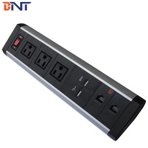 multifuncional table top outlet socket power strip/office desk mounted power and