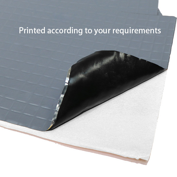 2mm Environmentally Damping Pad / Square Embossing / Quiet Driving / Automotive