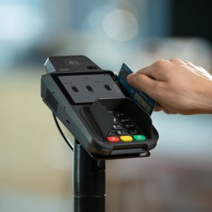 Waterproof IP53 Rated Smart Pos Pin Pad With 4 Inch HD Touch Screen