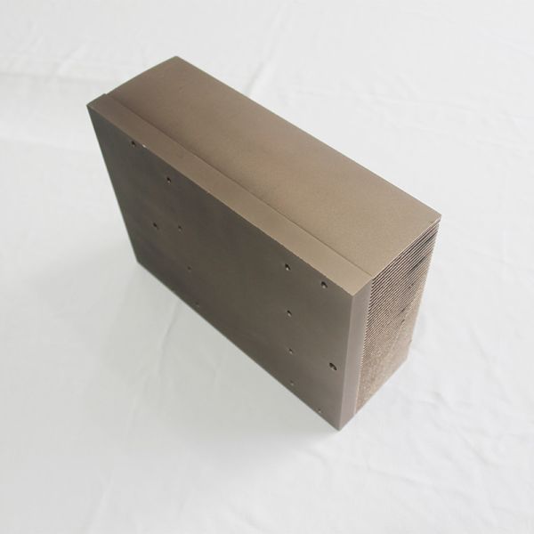 Buy Gold Practical Skiving Heat Sink , High Power Bonded Fin Heatsinks at wholesale prices