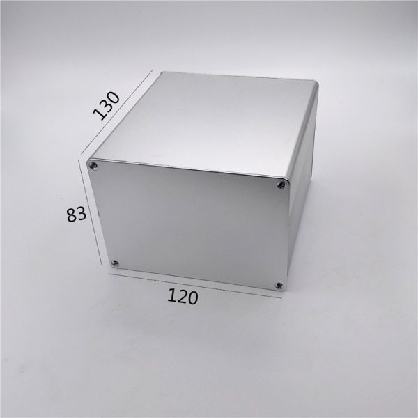 Buy 120*83*130mm  Squre Aluminum Extrusion Enclosure With End Plate at wholesale prices
