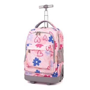 25-35Litres Amazing School Childrens Rolling Suitcase With Climbing Wheels