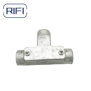 25mm GI Conduit Fittings Inspection Bend Forged Metal