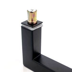 Matt Black Stain Back To Back Sliding Shower Glass Door Square Pull Handle 6 8